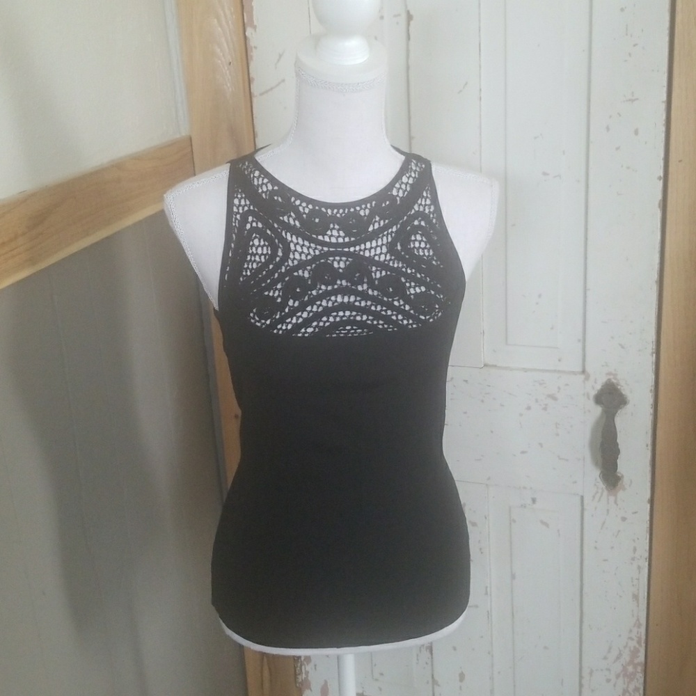 Sexy but sophisticated black tank